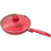 Walton Ceramic Coated Fry Pan with Glass Lid 26cm (WCW-FPCeramic26)